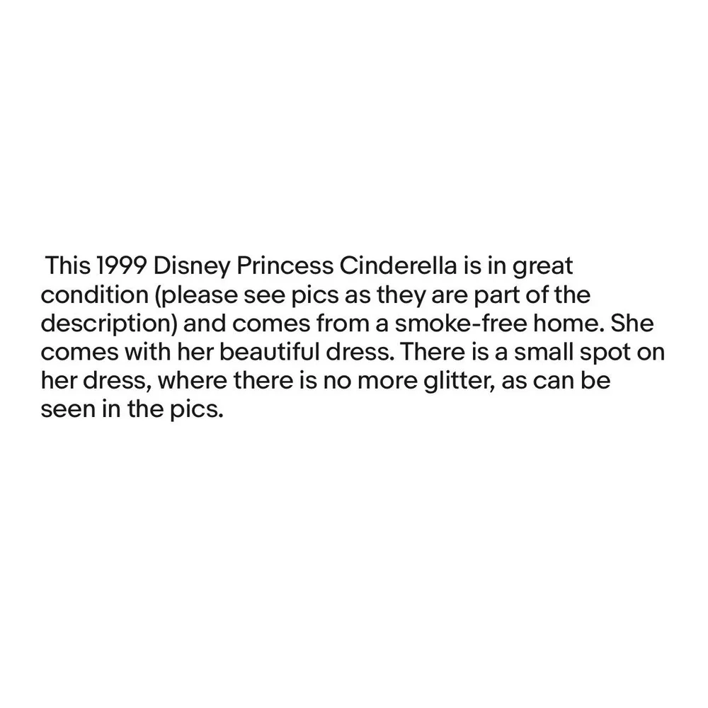 Vintage‎ Cinderella Princess Barbie Doll 12
